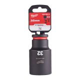 Milwaukee 1/2' Dugókulcs hatlapú 78 mm gépi, hosszú, 32 mm 1 db