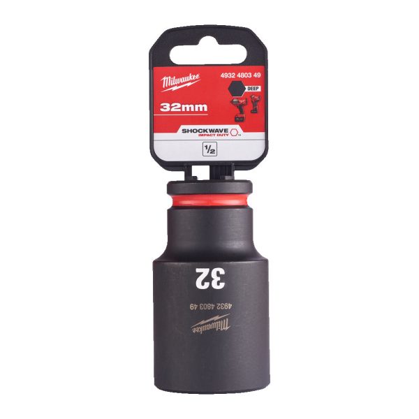 Milwaukee 1/2' Dugókulcs hatlapú 78 mm gépi, hosszú, 32 mm 1 db