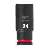 Milwaukee 1/2' Dugókulcs hatlapú 78 mm gépi, hosszú, 24 mm 1 db - Image 2