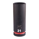Milwaukee 1/2' Dugókulcs hatlapú 78 mm gépi, hosszú, 21 mm 1 db - Image 2