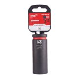 Milwaukee 1/2' Dugókulcs hatlapú 78 mm gépi, hosszú, 21 mm 1 db