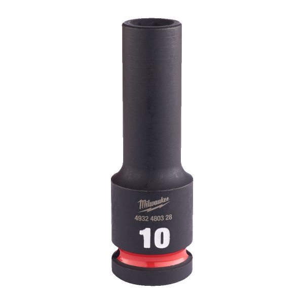 Milwaukee 1/2' Dugókulcs hatlapú 78 mm gépi, hosszú, 10 mm 1 db - Image 2