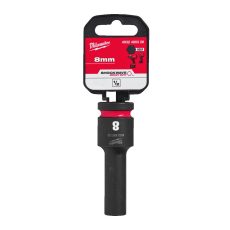 Milwaukee 1/2' Dugókulcs hatlapú 78 mm gépi, hosszú, 8 mm 1 db