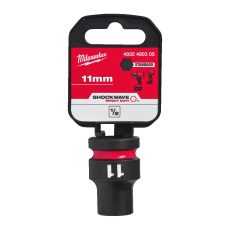Milwaukee 1/2' Dugókulcsbetét hatlapú, gépi, rövid 11 mm - 1 db