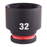 Milwaukee 1/2' Dugókulcsbetét hatlapú, gépi, rövid 32 mm - 1 db - Image 2
