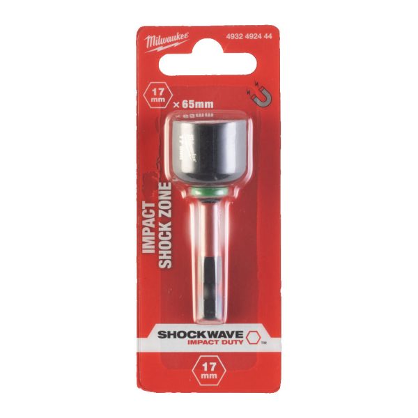 Milwaukee 1/4' HEX Befogású, Mágneses Gépi Dugókulcs 17 x 65 mm  mm - 1 db - Image 2