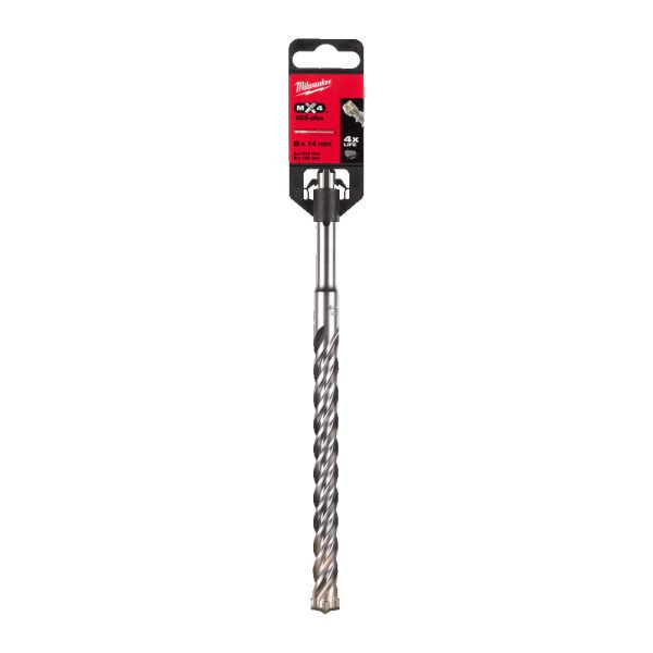 Milwaukee MX4 SDS-Plus 4 élű fúrószár  14 x 150/210 mm  1 db