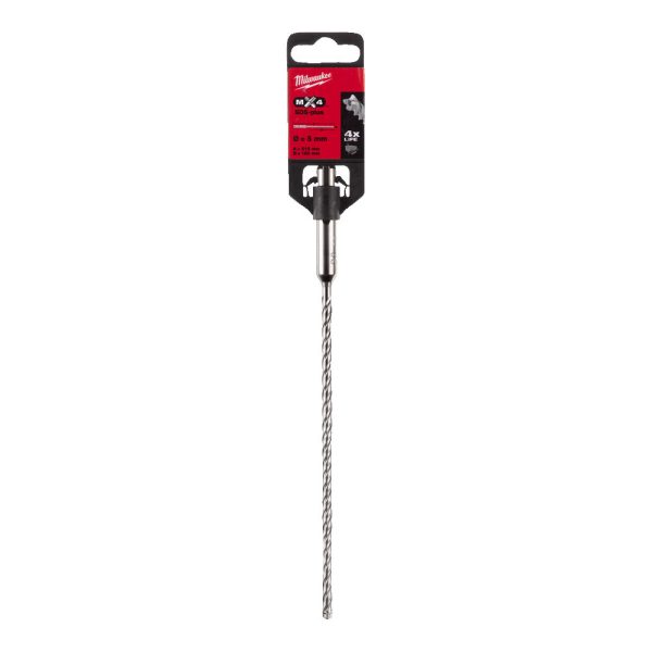 Milwaukee MX4 SDS-Plus 4 élű fúrószár  5 x 150/215 mm  1 db