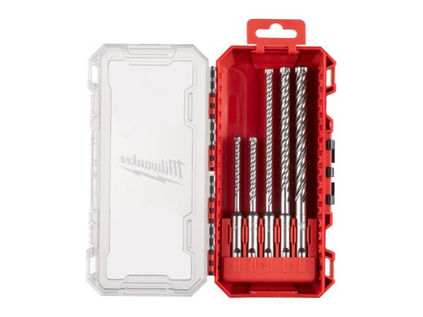 Milwaukee MX4 SDS-Plus 4 élű fúrószár Készlet 5 részes (5 / 6 x 115 mm; 6 / 8 /