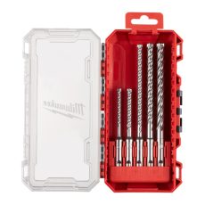 Milwaukee MX4 SDS-Plus 4 élű fúrószár Készlet 5 részes (5 / 6 x 115 mm; 6 / 8 /