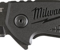 Milwaukee Összecsukható kés sima élű 64 mm, D2 acél, fekete  - 1 db