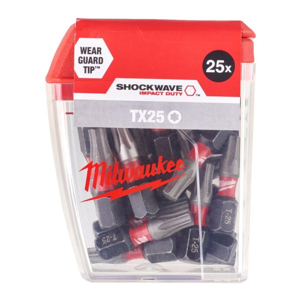 Milwaukee Shockwave bit CDTX25 25mm-25db
