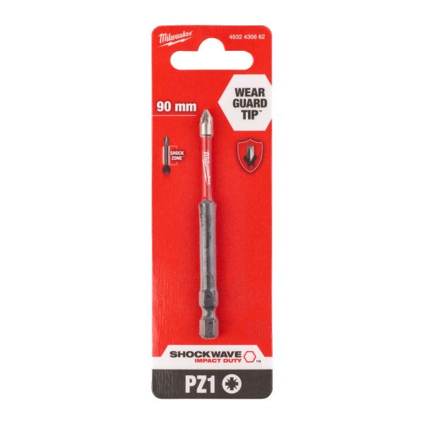Milwaukee Shockwave bit PZ1 90mm-1db