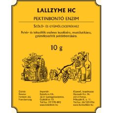 Pektinbontó enzim 10 g.