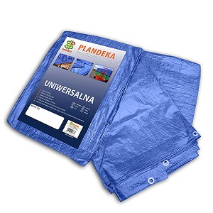 Ponyva, kék, 2x4 m, 60gr/nm (A névleges mérettől a valós méreteltérés akár 5%