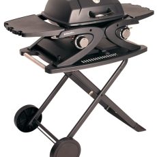 Riwall RGG 20 Compact SET gázüzemű mobil grillsütő 4,2 kW, 2 gázégővel + asztal