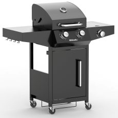 Riwall RGG 21 gázüzemű grillsütő 9kW, 2+1 gázégővel