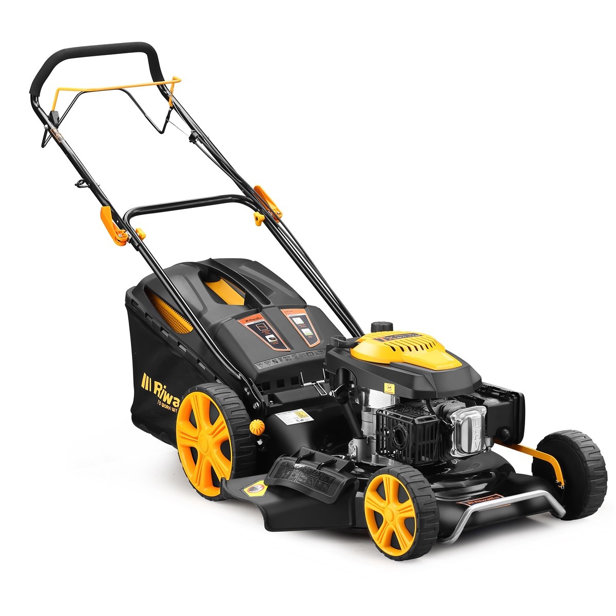 Riwall RPM 5355 Önjáró Benzines Fűnyíró 4 az 1-ben 5,4LE , 53cm - PM12B2001057B