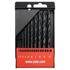 YATO Csigafúró klt HSS 1-10mm 10 részes