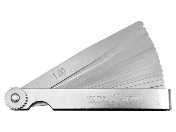 YATO Hézagmérő 17 lapos (0,02 mm - 1,00 mm) 100mm - YT-7220 - Image 2