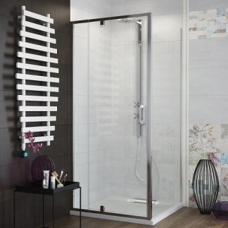 Wasserburg WB18-80 nyílóajtós szögletes zuhanykabin 80x80 cm - 2518-80