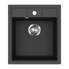 EVIDO Easy 45 gránit mosogató, 515 x 460 mm, antracit