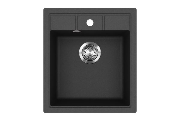 EVIDO Easy 45 gránit mosogató, 515 x 460 mm, antracit