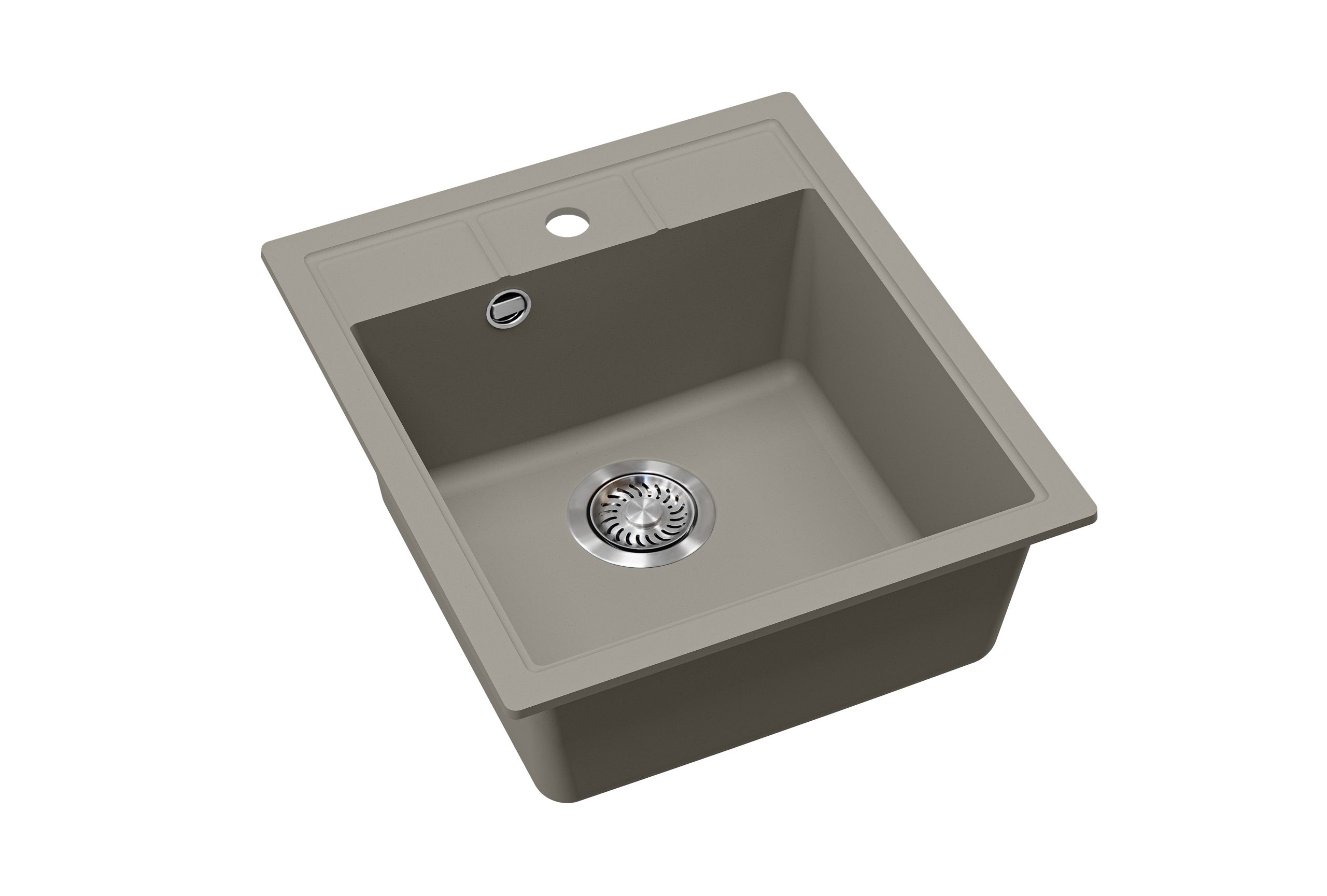 EVIDO Easy 45 gránit mosogató, 515 x 460 mm, platina - Image 2