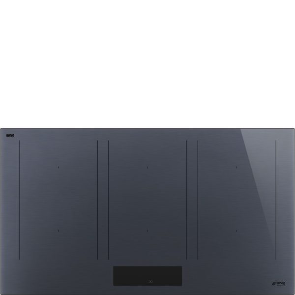 SMEG INDUKCIÓS FŐZŐLAP, Linea design, 90 cm, 6 főzőzóna, 3 MultiZone híd zóna, neptune szürke üveg - SIM1964DG - Image 2