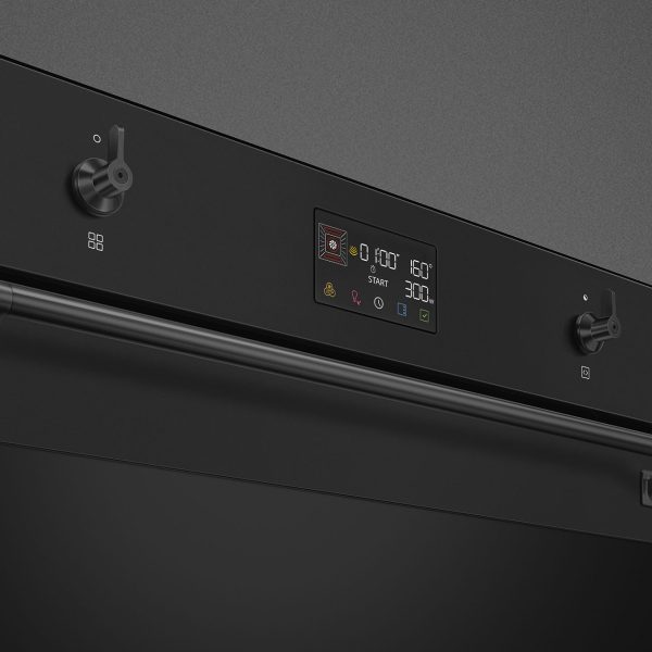 SMEG KOMBINÁLT MIKROHULLÁMÚ SÜTŐ, Classica design, Galileo, 60 cm, ES LCD, matt fekete - SO6302M2N - Image 8