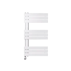 WENTOREX Asymmetric Electric 400 Watt elektromos törölközőszárító radiátor (fehér - 500 mm)