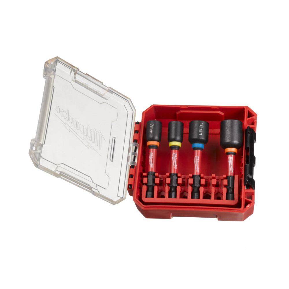 Milwaukee 1/4" HEX Befogású mágneses gépi 5 részes dugókulcs készlet - 4932492445