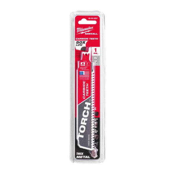 Milwaukee Szablyafűrészlap TORCH™ TCT 150 mm 8T - 1 db