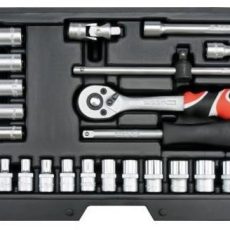YATO Dugókulcs klt. 25 részes 1/4 col: 3,5-14 mm CrV - YT-14461