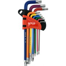 YATO Hosszú Torx kulcs készlet 9 részes T10 - T50 S2 - YT-05633
