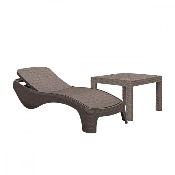 Keter Atlantic kerti nyugágy set Rosario asztallal cappuccino - 661867_217340