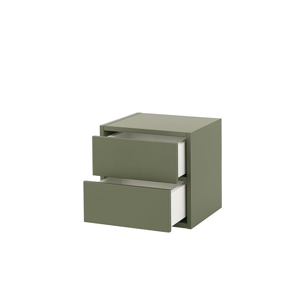 Boxie 2 fiókos fali szekrény 40x40x37 cm zöld - Image 4