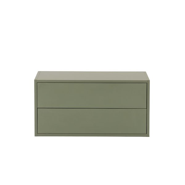 Boxie 2 fiókos fali szekrény 40x80x37 cm zöld - Image 3