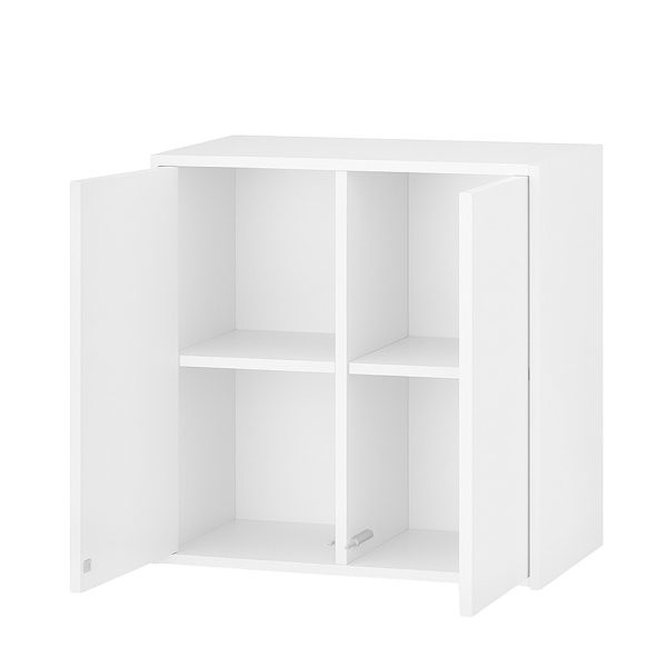 Boxie 2 ajtós fali szekrény 80x80x37 cm fehér - Image 3