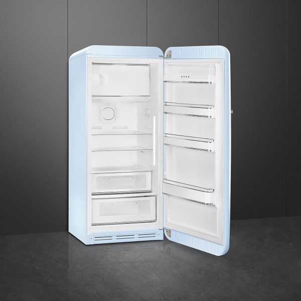 SMEG KOMBINÁLT HŰTŐ ÉS FAGYASZTÓ, 60,1x150 cm, jobb oldali pántok, világoskék - FAB28RPB6 - Image 2