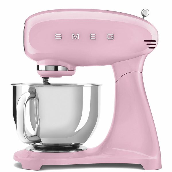SMEG KONYHAI ROBOTGÉP, retro, rózsaszín test és talp - SMF03PKEU