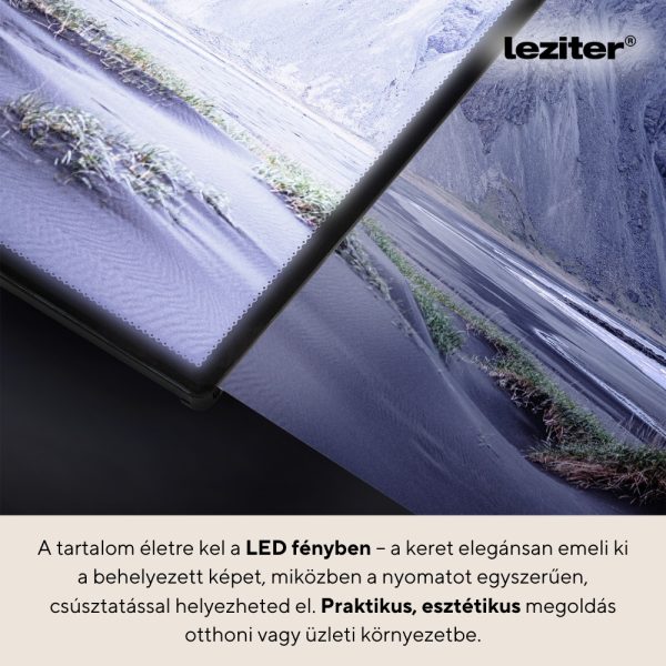 Plakátkeret led világítással 210x297 mm A4 - Image 8