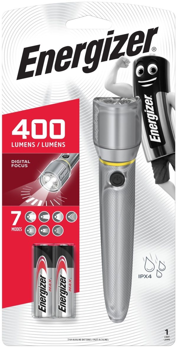 Energizer Elemlámpa Metal Vision HD+ 2XAA