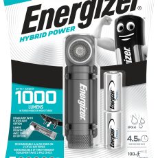 Energizer Fejlámpa Hybrid + 2x123 + 1x18650 akku