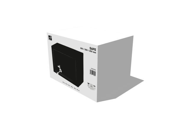 G21 széf kulcsos zárral 350 x 250 x 250 mm - Image 4