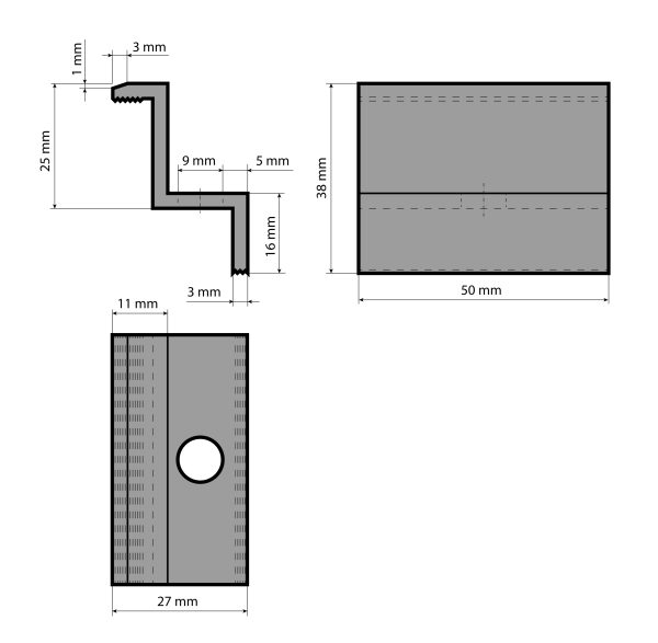 G21 napelem leszorító szélső, 35 mm-es napelemhez - Image 4