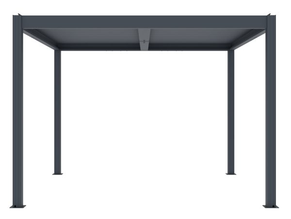 Bioklimatikus pergola G21 Austin 3×3 m, antracit színű alumínium - Image 2