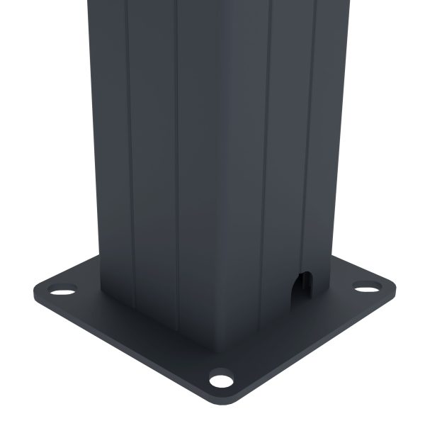 Bioklimatikus pergola G21 Austin 3×3 m, antracit színű alumínium - Image 8