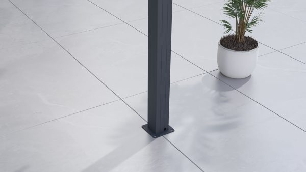 Bioklimatikus pergola G21 Austin 3×3 m, antracit színű alumínium - Image 9