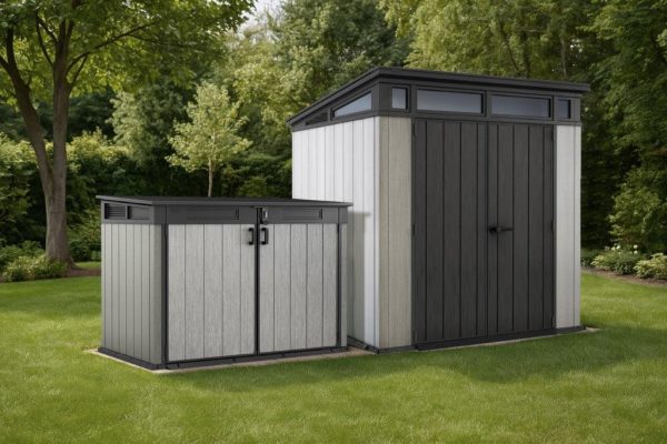 Keter Duotech szett Artisan 7x7 kerti ház + Grande Store tárolódoboz - Image 3